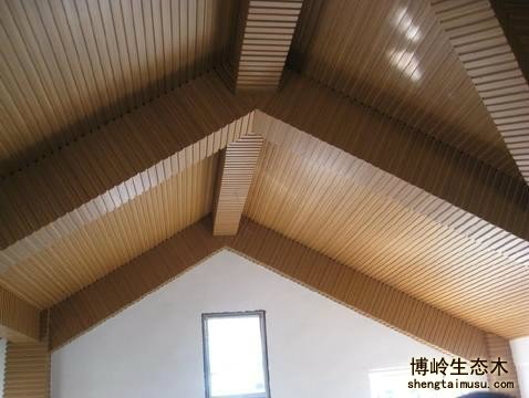 生态木吊顶效果图